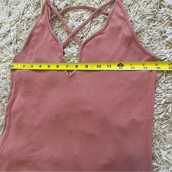 Strappy Burnt Orange Express OneEleven Tank Top Camisole Super Stretchy Festival - Picture 11 of 14